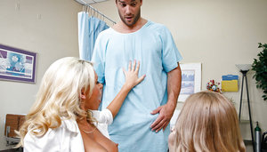 18 year old girl is pleasured with sex toys in canvas sneakers by man friend